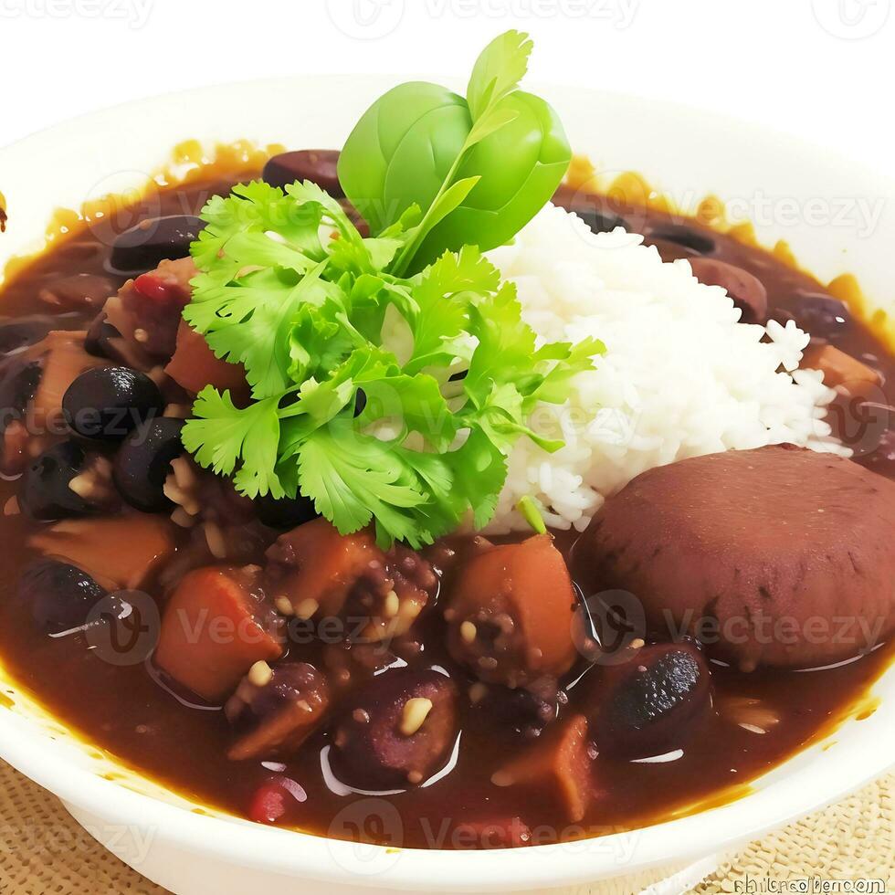 feijoada - brasiliansk typisk mat foto