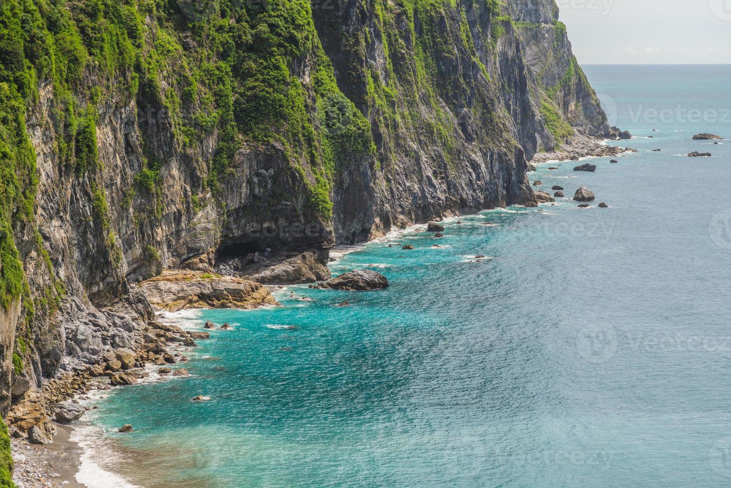 landskap av Qingshui-klippan i Hualien, Taiwan foto