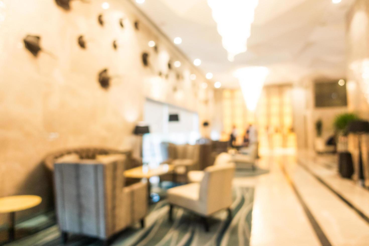 abstrakt oskärpa oskarpa hotell- och lobbyinredning foto