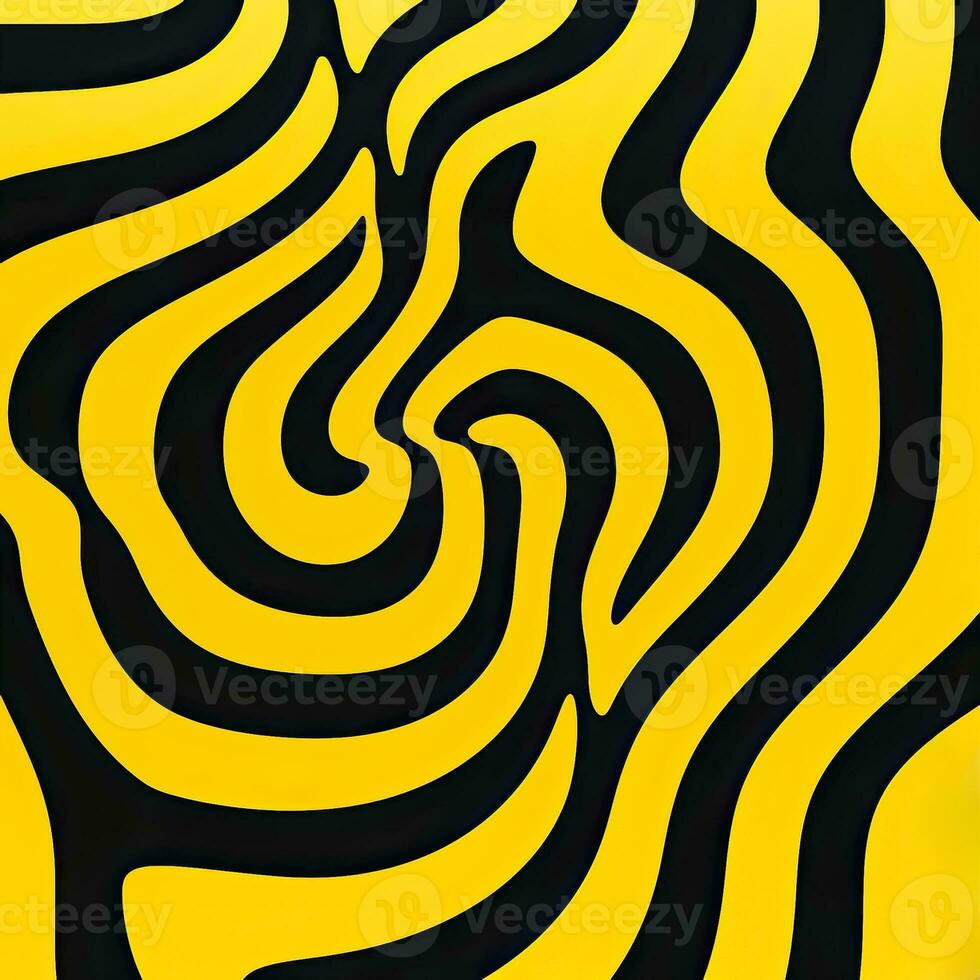 abstrakt illustration svart och gul bakgrund foto