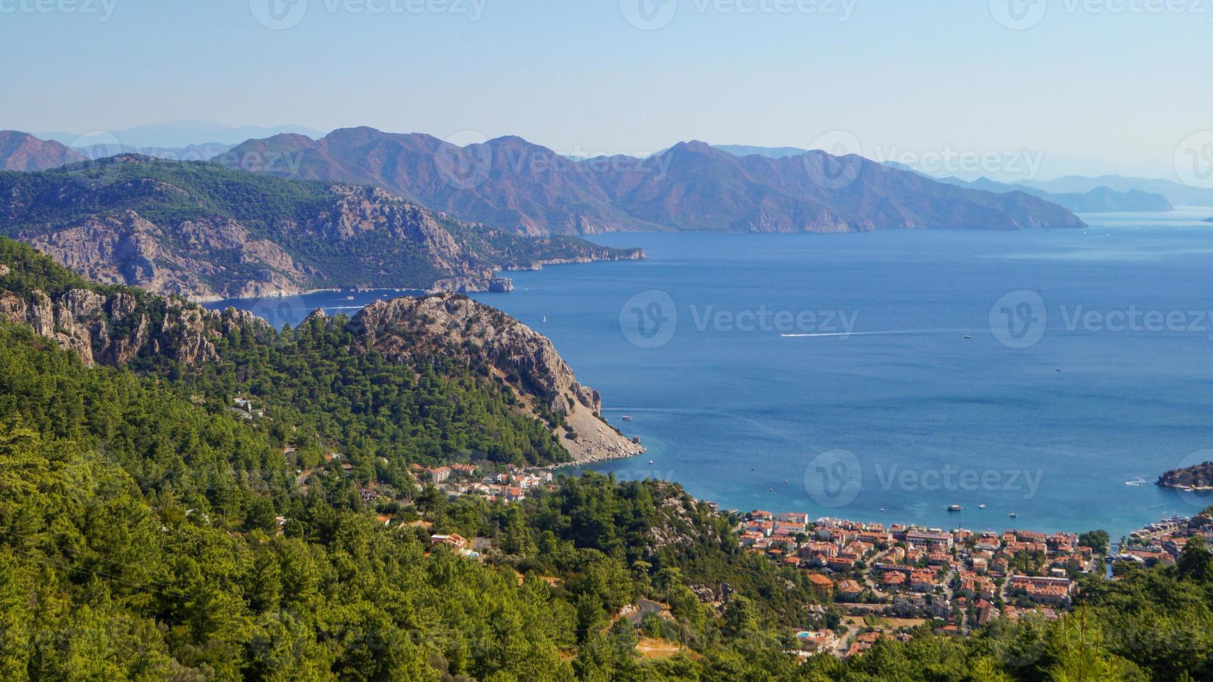 utsikt över marmaris-bukten foto