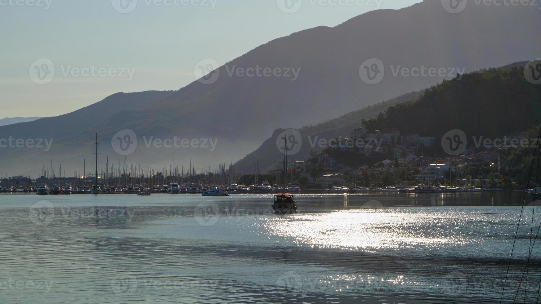 morgon utsikt över fethiye foto