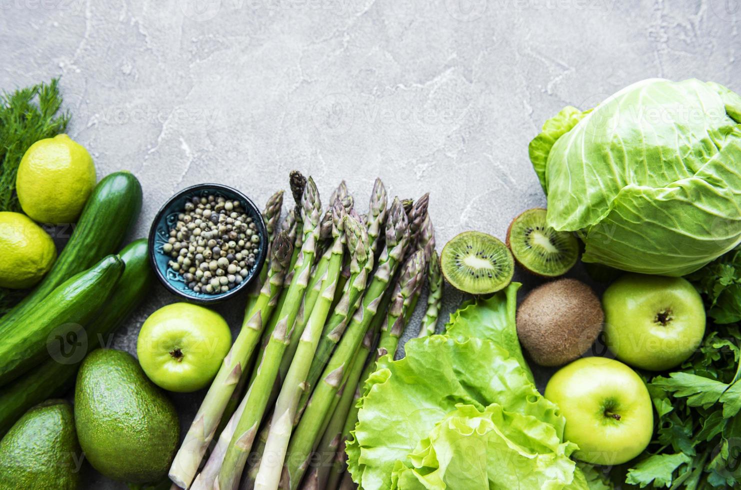 hälsosam vegetarisk mat koncept bakgrund foto