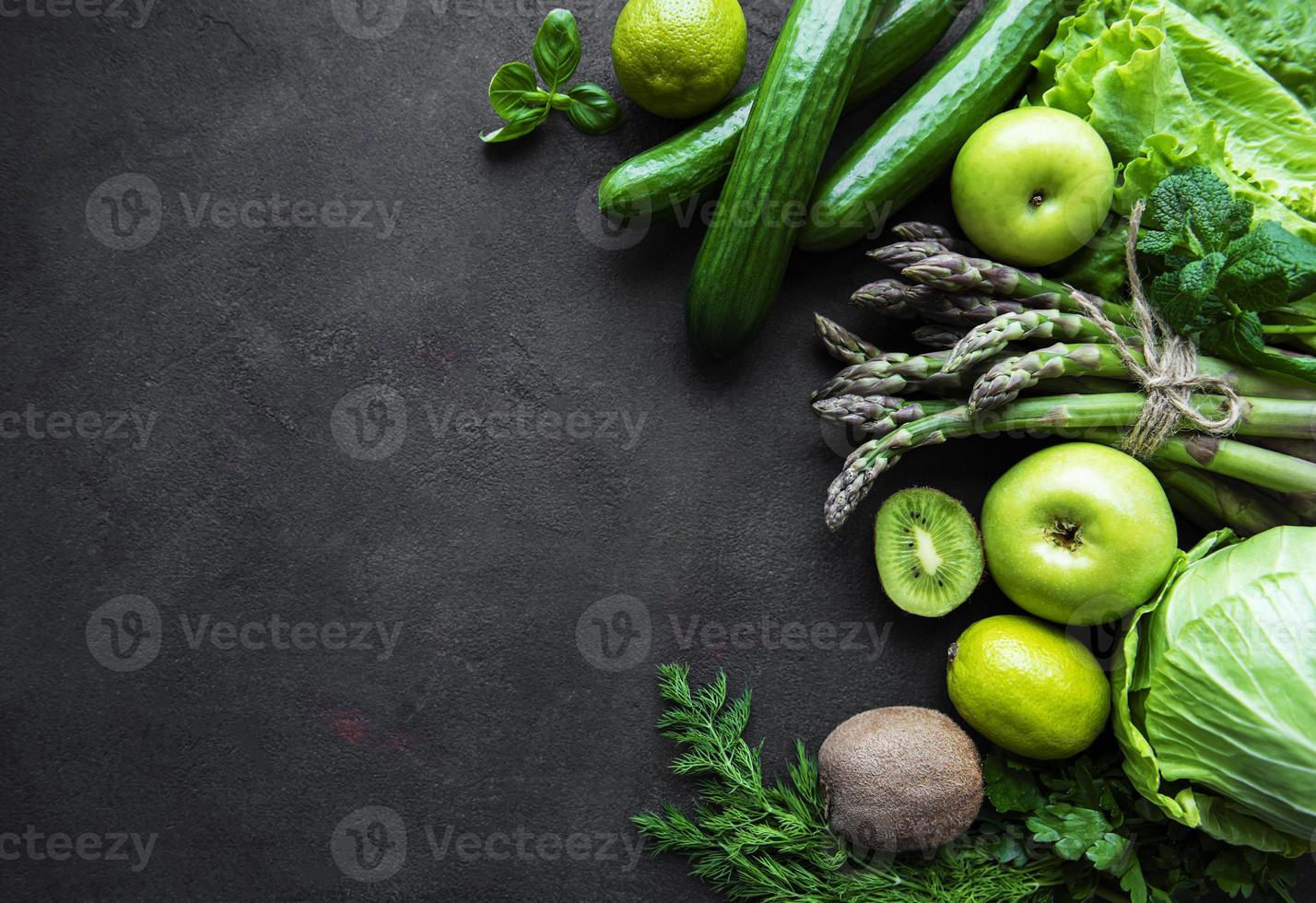 hälsosam vegetarisk mat koncept bakgrund foto