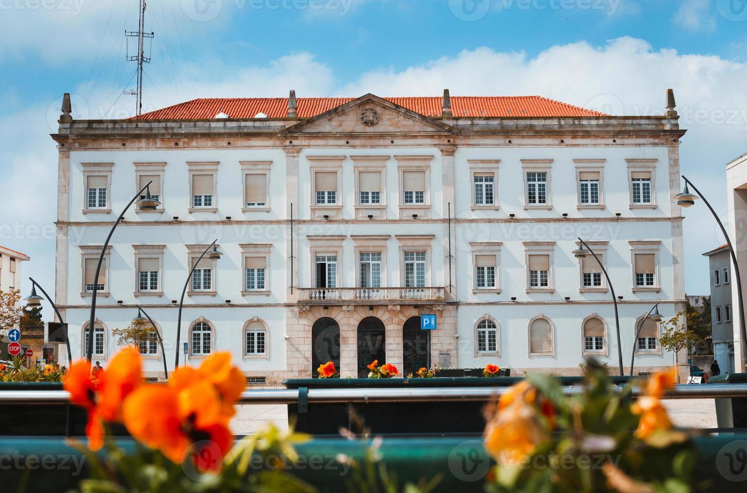 aveiro, portugal. typiska hus foto