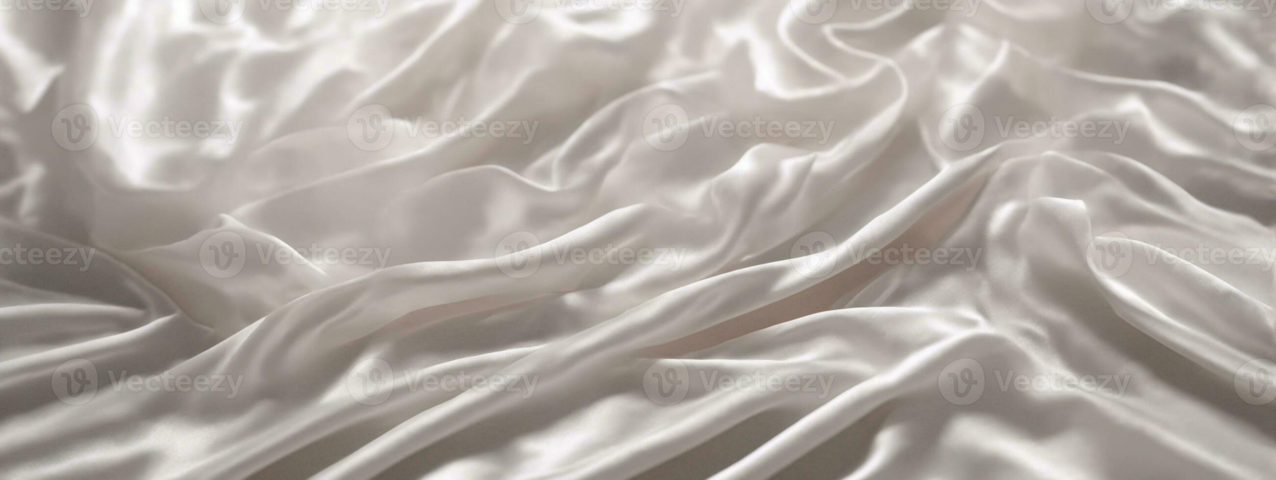 vit silke tyg textur lyxig bakgrund. ai genererad foto
