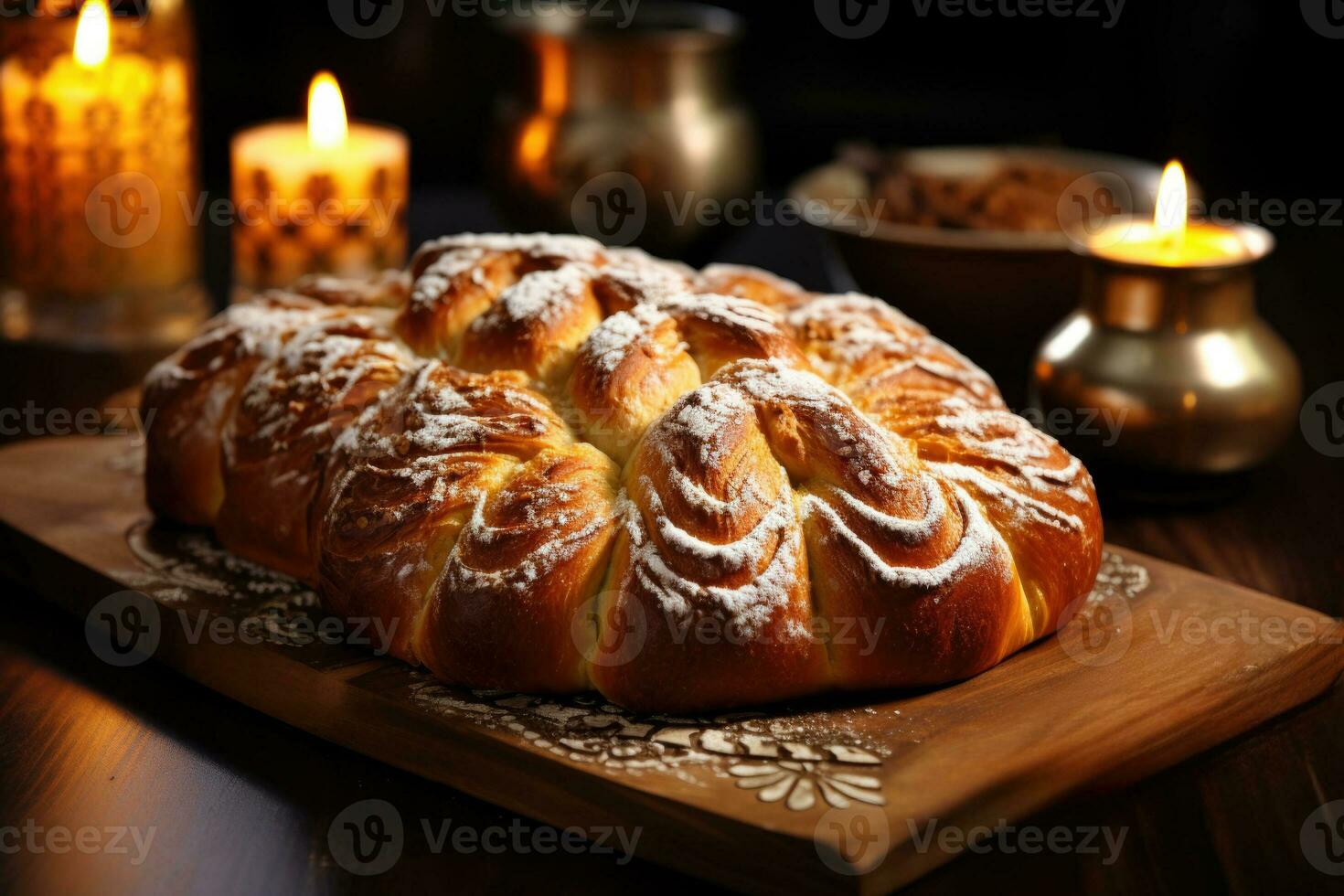 nyligen bakad panorera de Muerto symboliserar de bräcklighet av liv i dag av de död- firande foto