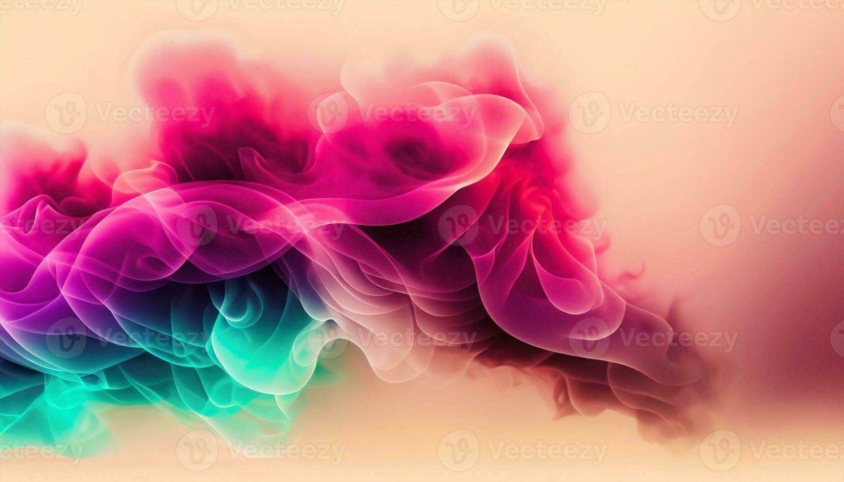 rök textur av trendig abstrakt bakgrund. kreativ strömmande dynamisk rökig Vinka. ai genererad foto