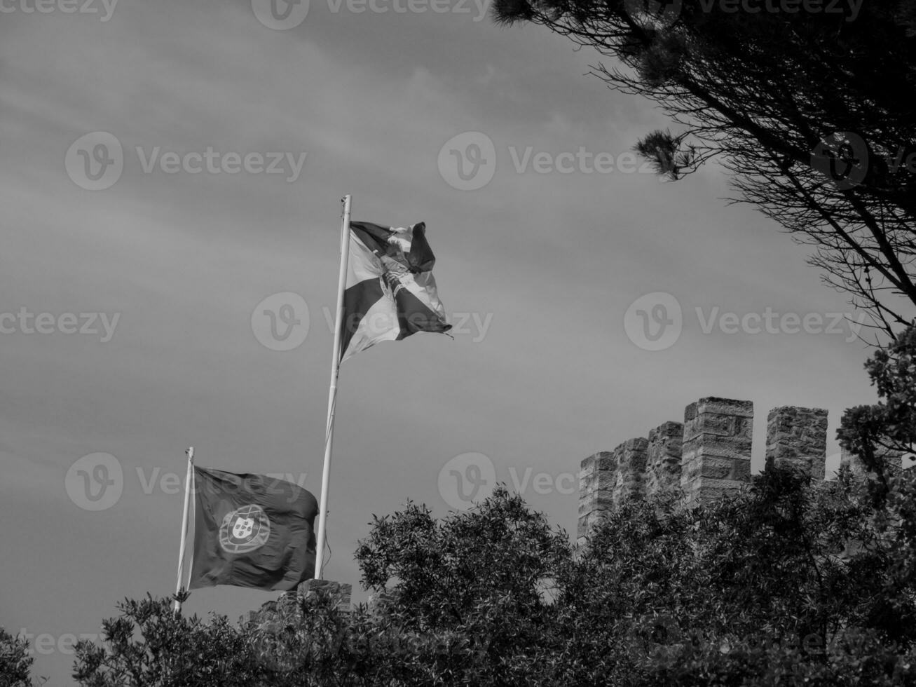 de stad av lissabon i portugal foto