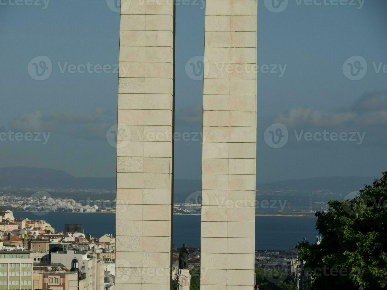 de stad av lissabon i portugal foto