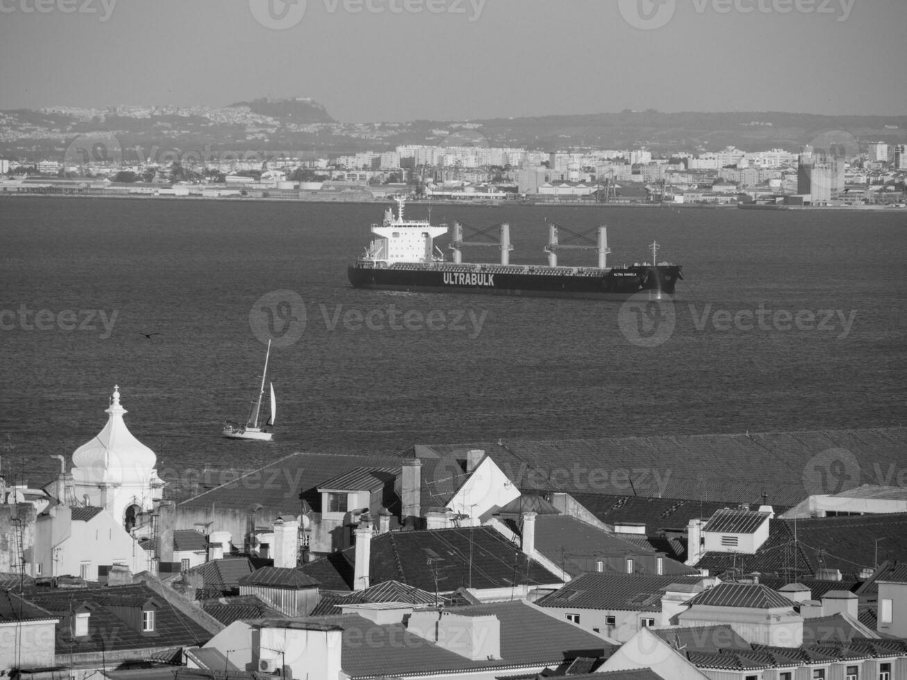 de stad av lissabon i portugal foto