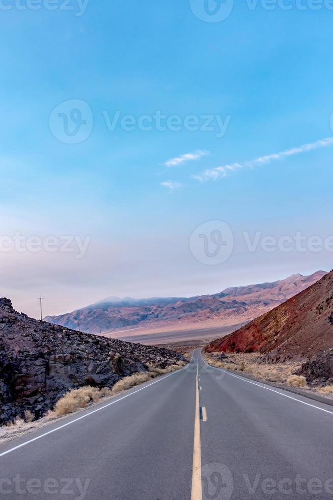 Death Valley National Park på solig dag foto