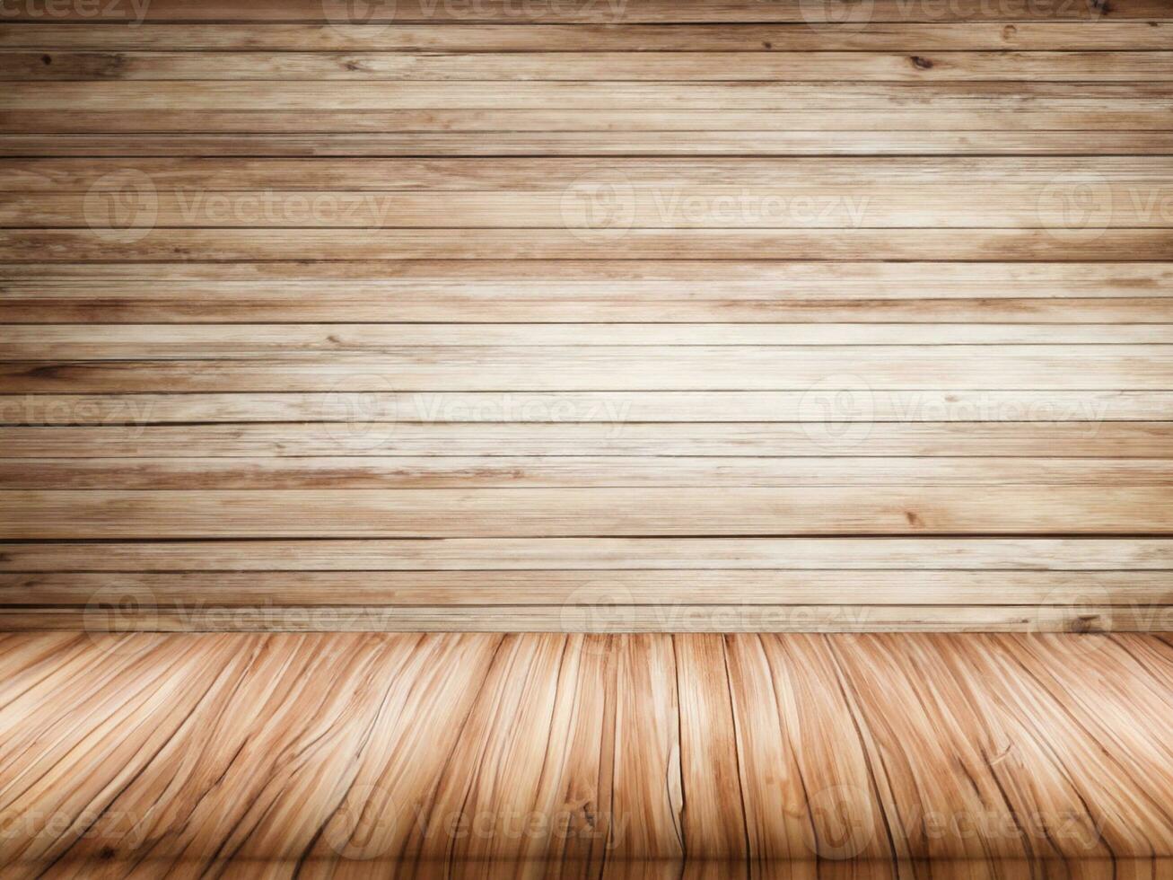 tömma trä tabell bakgrund med naturlig ljus och mörk trä- vägg. kan vara Begagnade för visa eller produkt foto