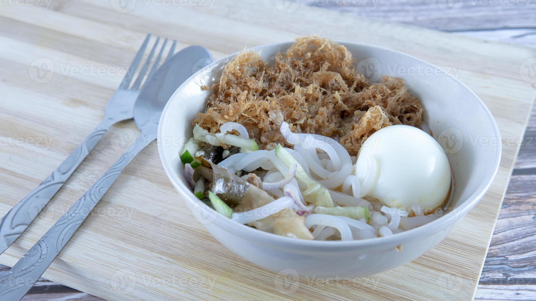 traditionell malaysia laksa foto