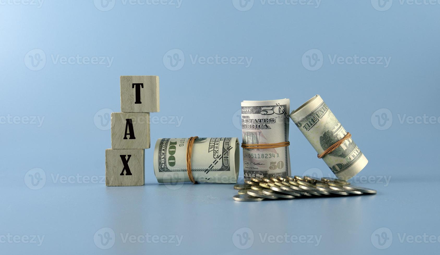 skattesänkning minska betalningskonceptet foto