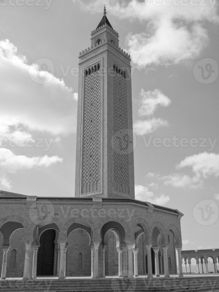 tunis stad i tunisien foto