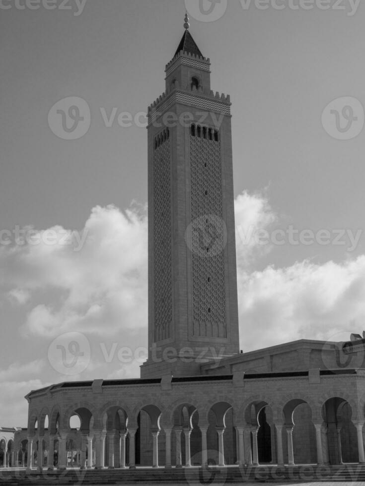 de stad av tunis foto