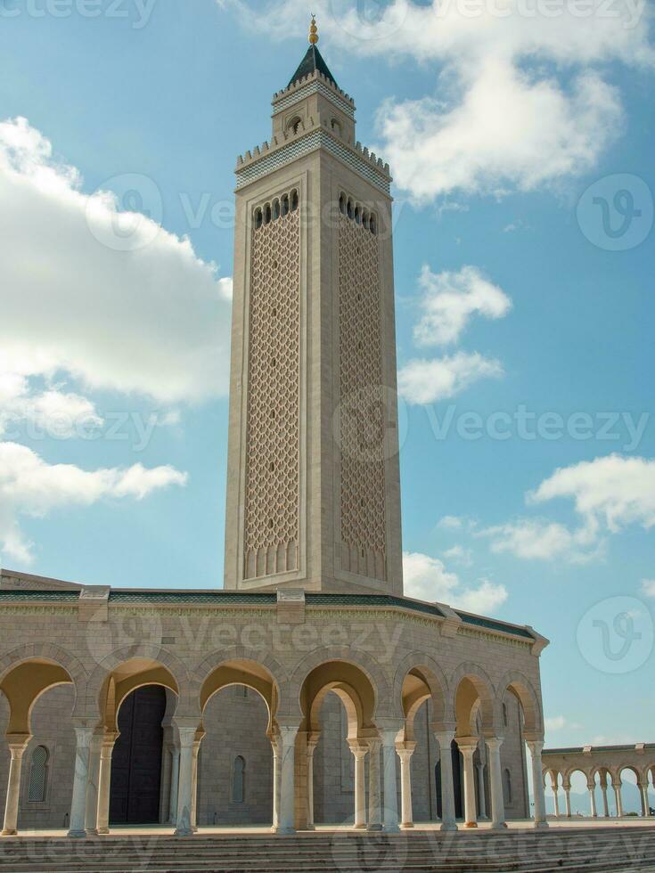 de stad av tunis foto