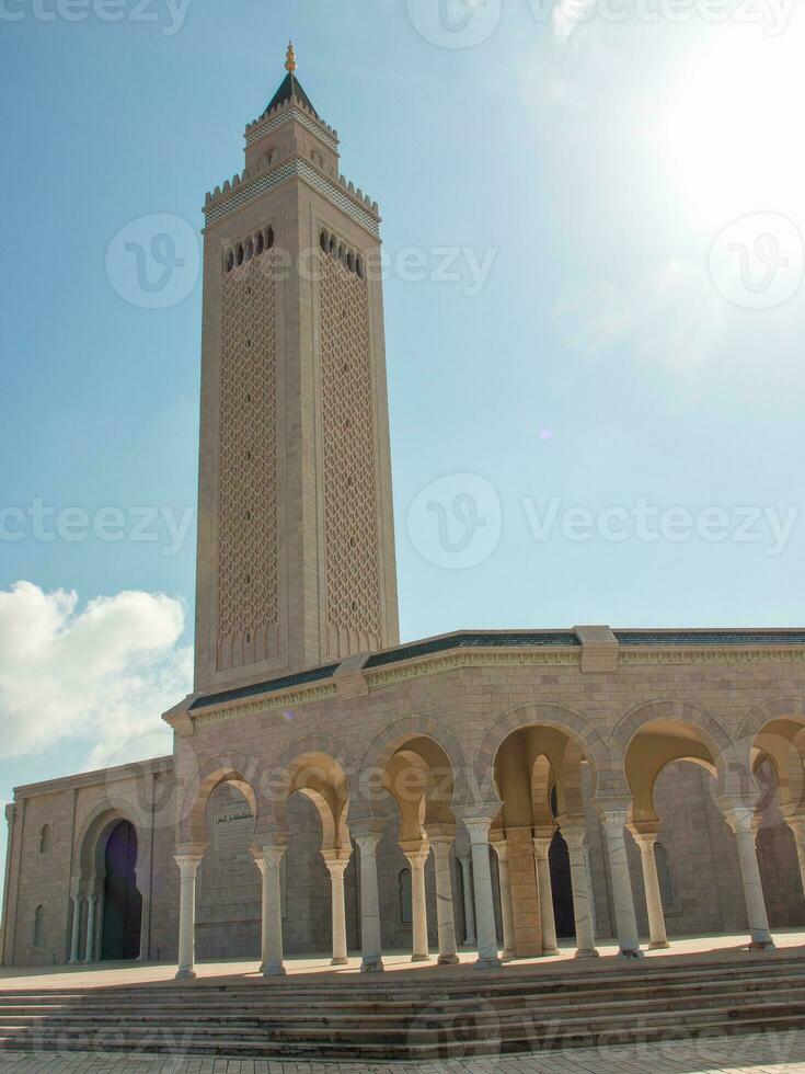 de gammal stad av tunis foto