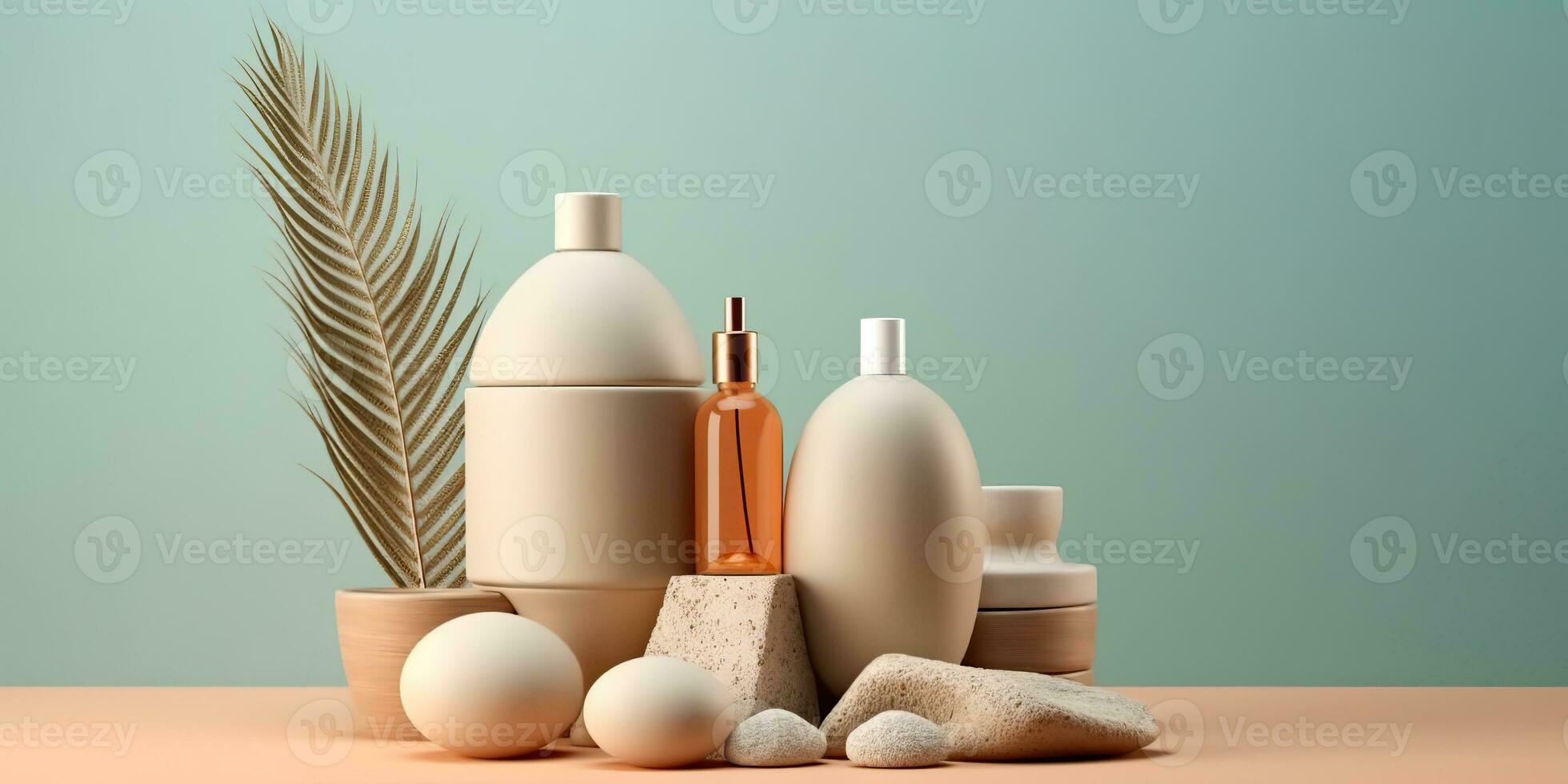 ai genererad. ai generativ. spa hud vård kosmetologi skönhet flaska behållare produkt attrapp bakgrund. grafisk konst foto