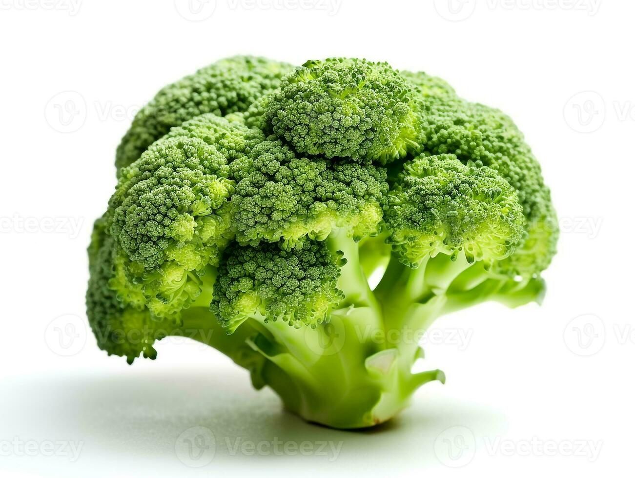 broccoli grönsaker isolerat på vit bakgrund .generativ ai. foto