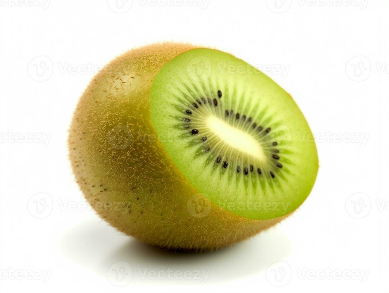 kiwi frukt isolerat på vit bakgrund.generativ ai. foto