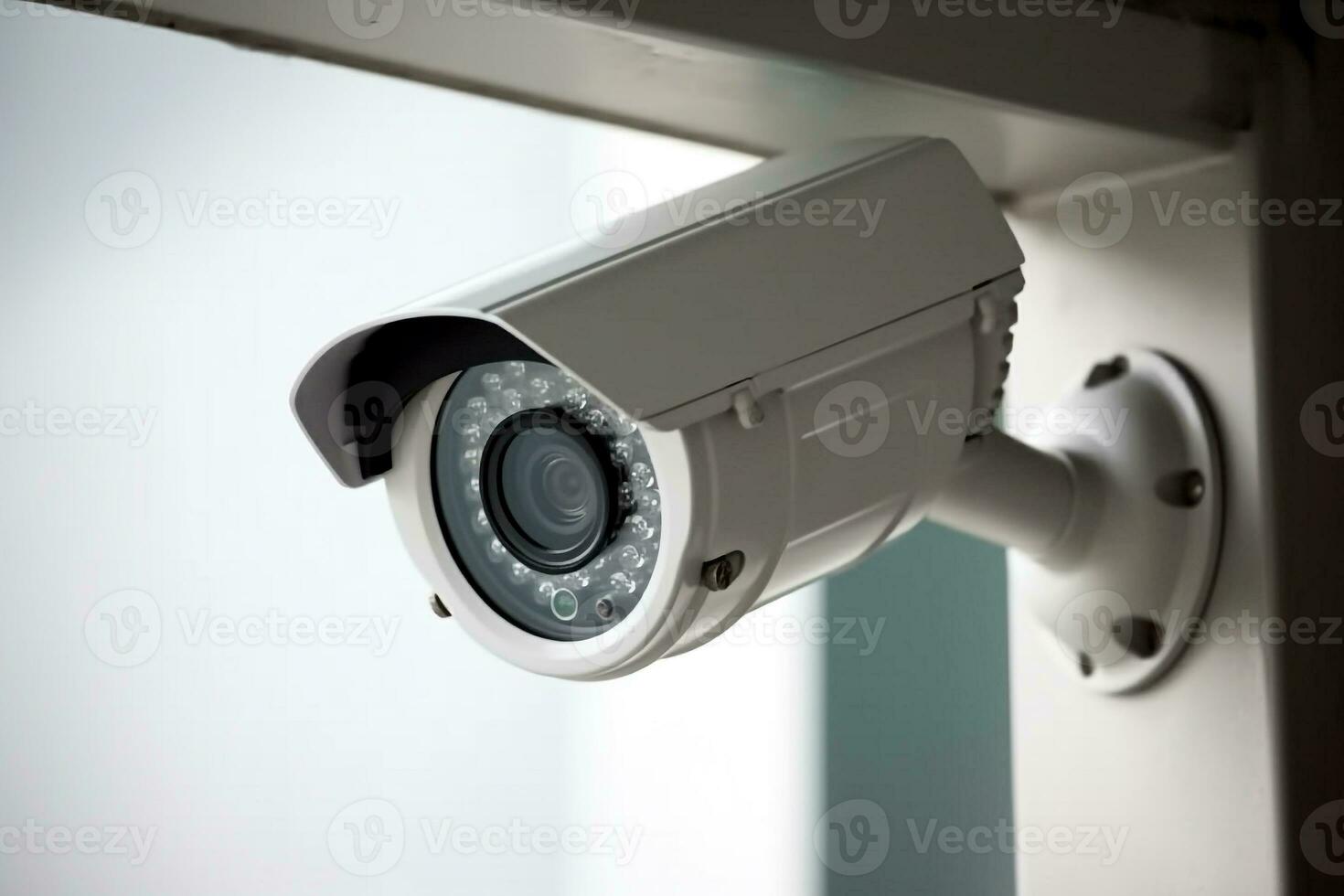 modern cCTV kamera säkerhet systemet för skydd.generativ ai. foto