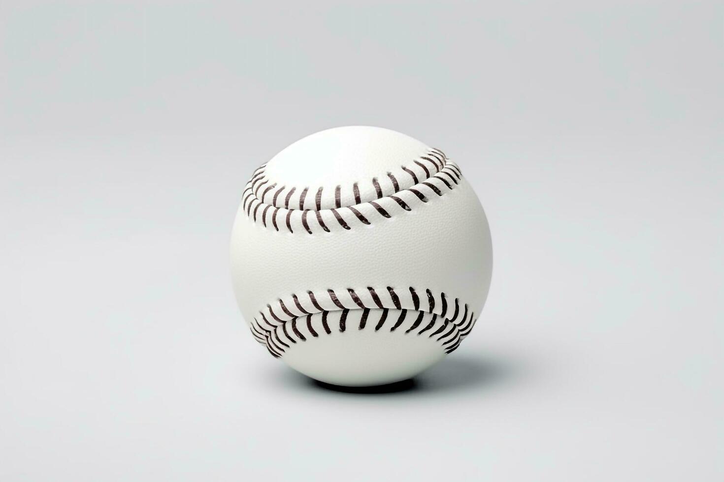 baseboll isolera på vit bakgrund.generativ ai. foto