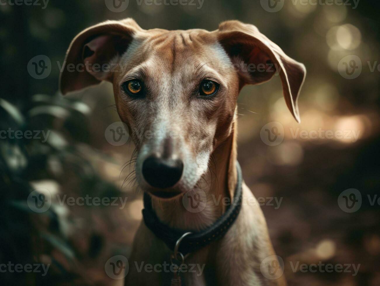 azawakh hund skapas med generativ ai teknologi foto