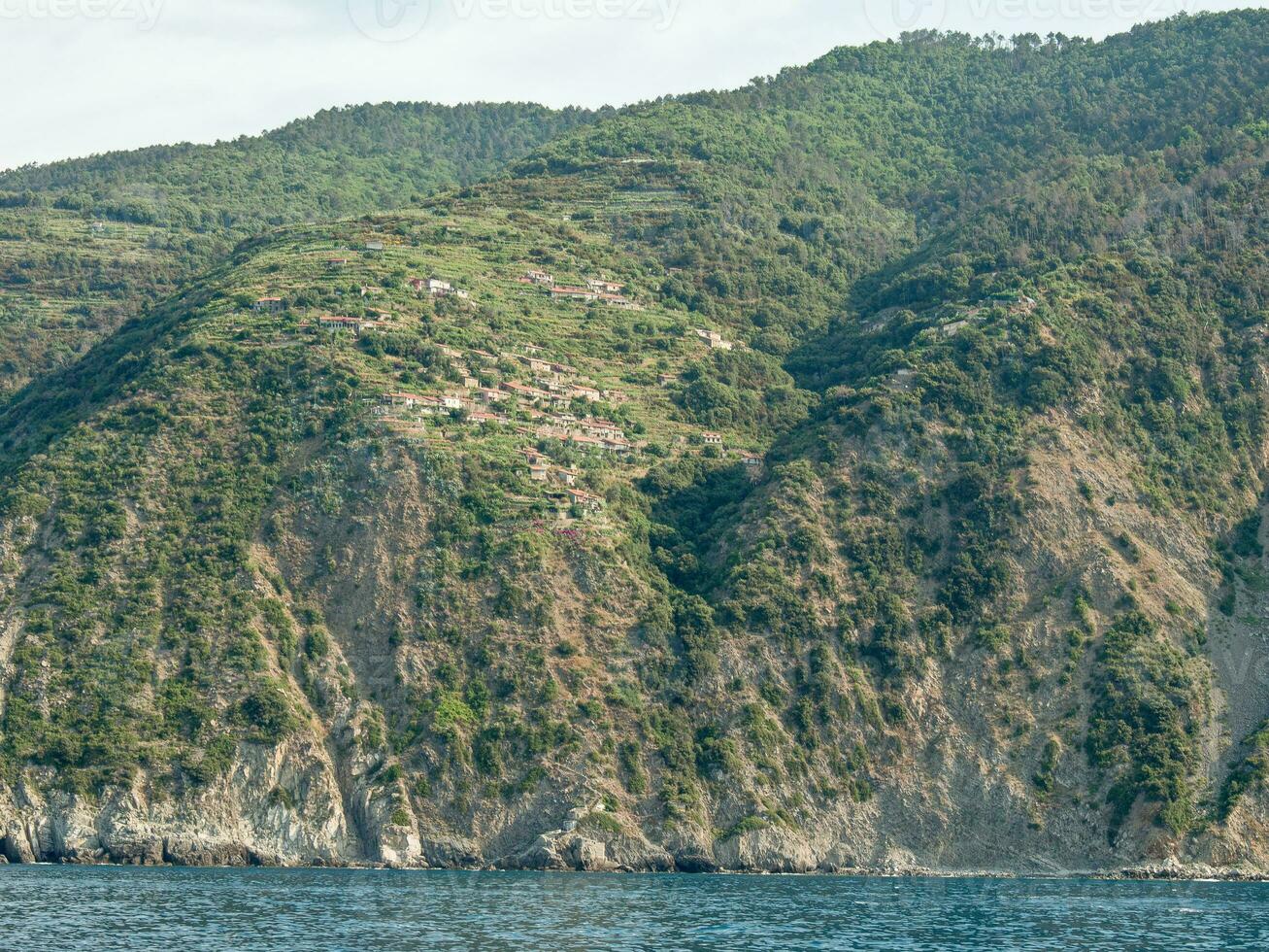 de cinque terre i Italien foto