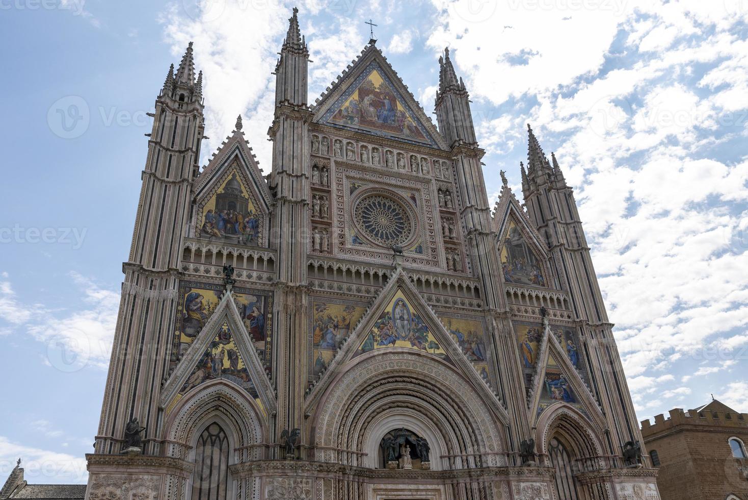 Duomo di Orvieto vid Duomo Square, Orvieto, Italien, 2020 foto