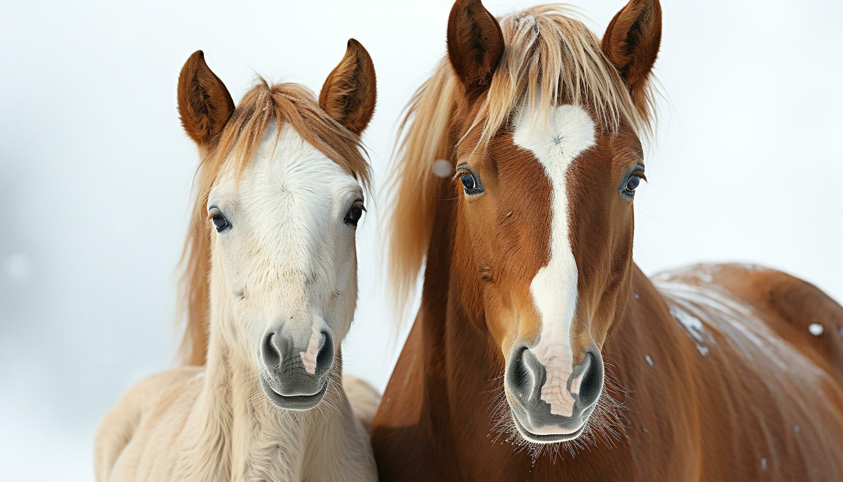 söt föl betning i äng, natur skönhet fångad genererad förbi ai foto