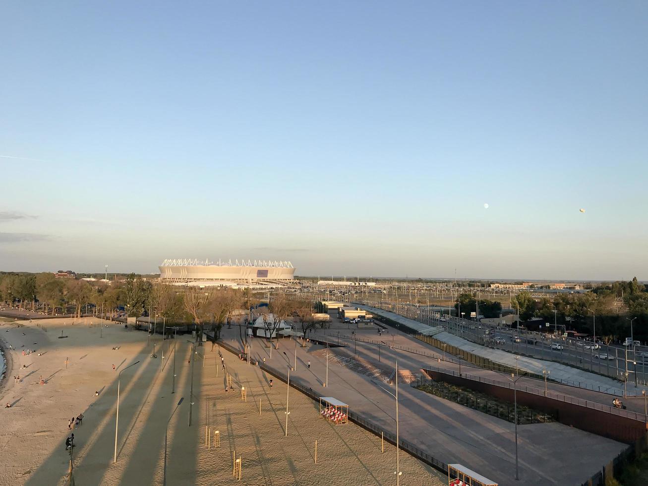 stadion i Rostov am Don City i Ryssland foto