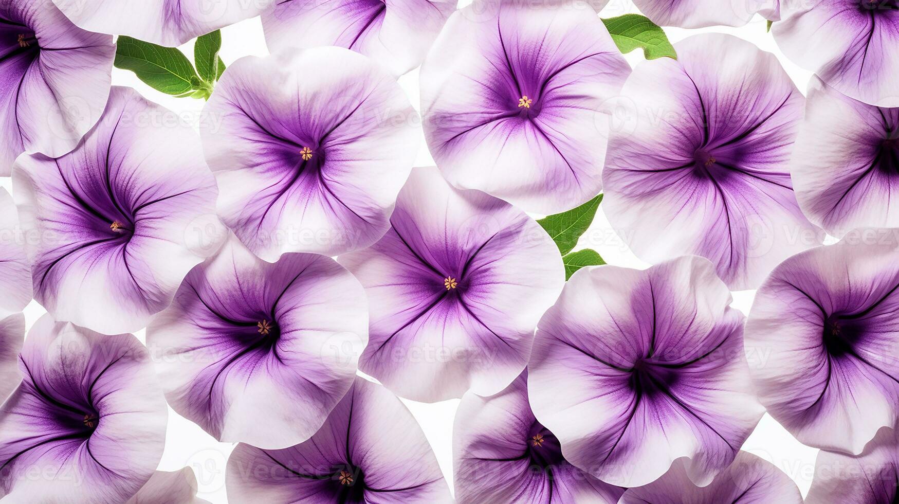 petunia blomma mönstrad bakgrund. blomma textur bakgrund. generativ ai foto