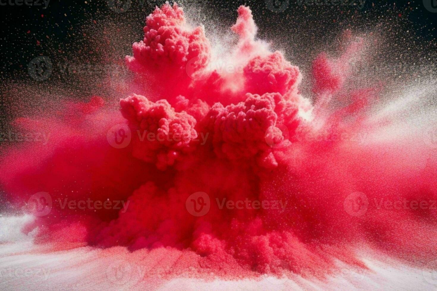 abstrakt pulver explosion bakgrund. ai generativ proffs Foto