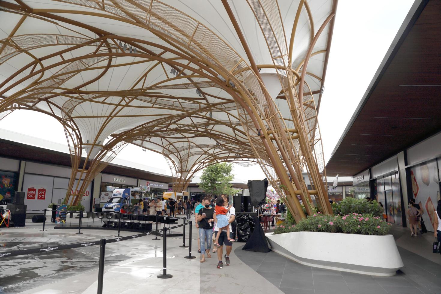 Bangkok, Thailand, 06 juli 2020 - Siam Premium outlet i Bangkok foto