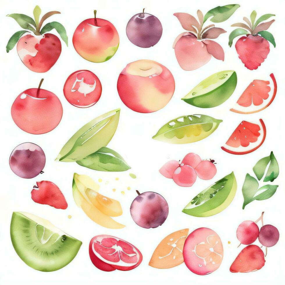 vattenfärg frukt ClipArt foto