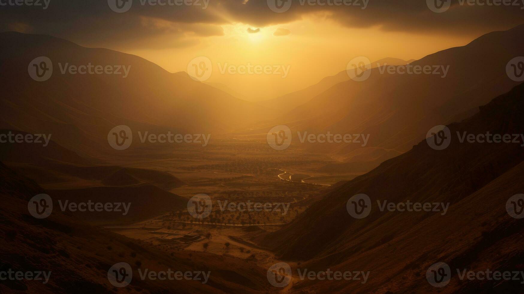 paradis panorama beslag fredlig landskap frihet scen skön natur tapet Foto