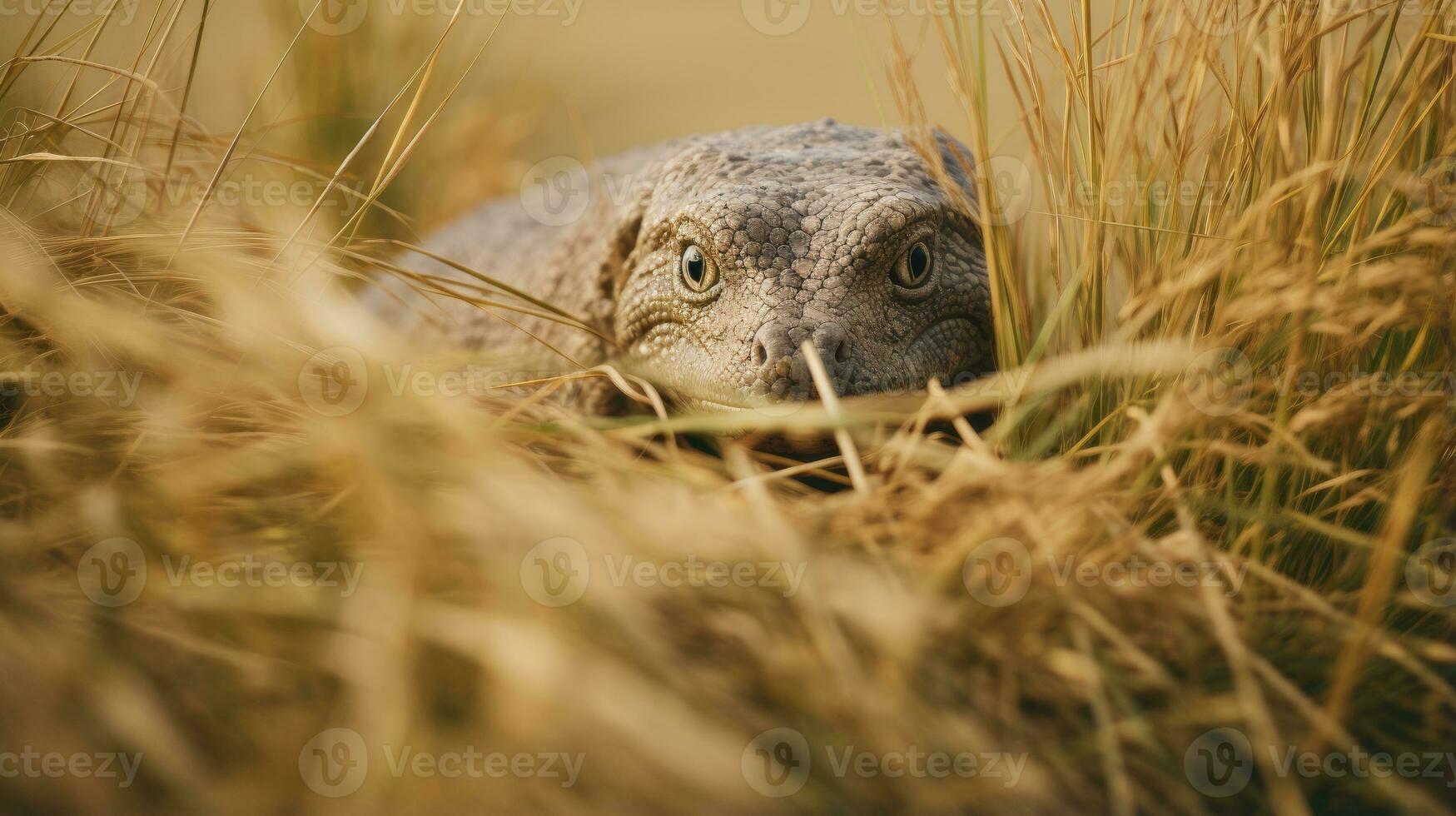 komodo drake dold rovdjur fotografi gräs nationell geografisk stil dokumentär tapet foto