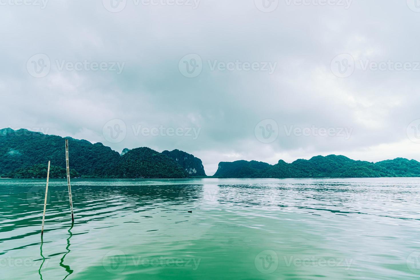 Talet Bay i Khanom, Nakhon Sri Thammarat, Thailand foto