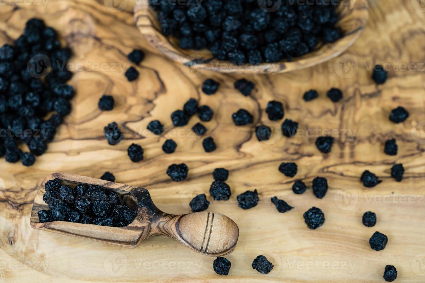 svart rönn aronia chokeberry foto