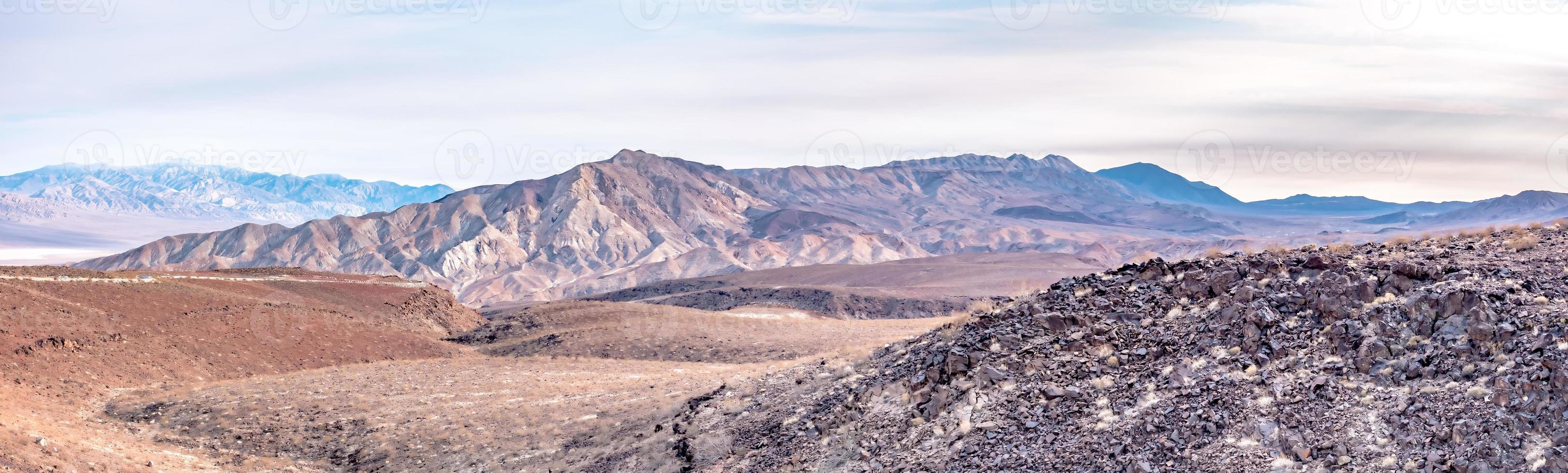 Death Valley National Park på solig dag foto