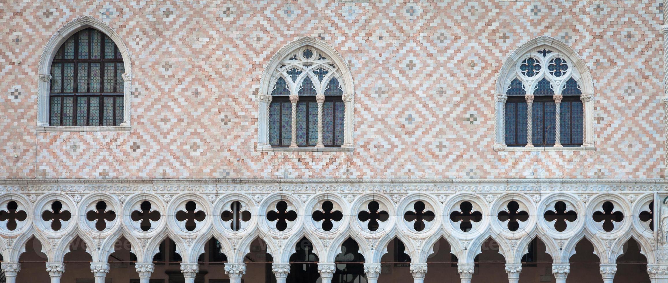 Venedig, Italien - palazzo ducale detalj foto