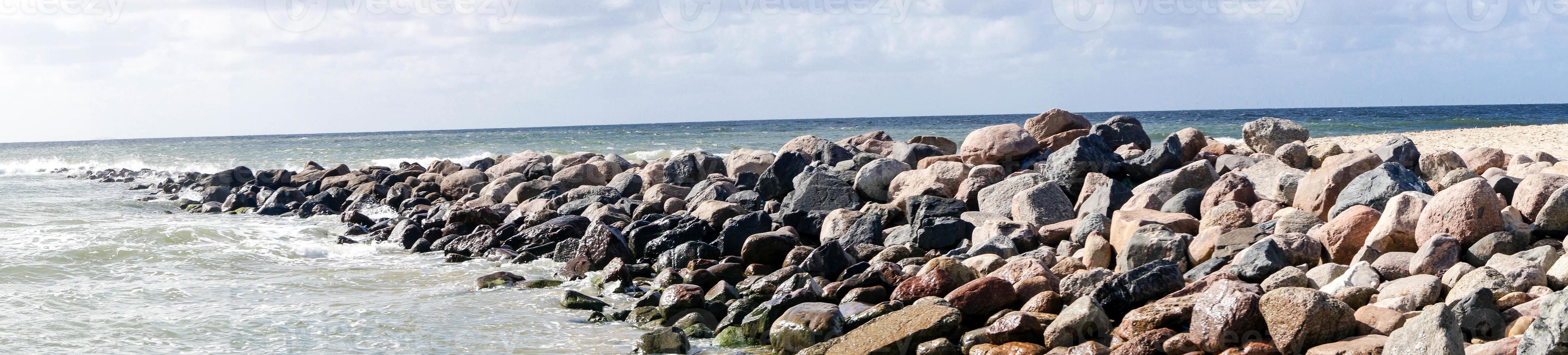 vid stranden av blavand ho danmark foto