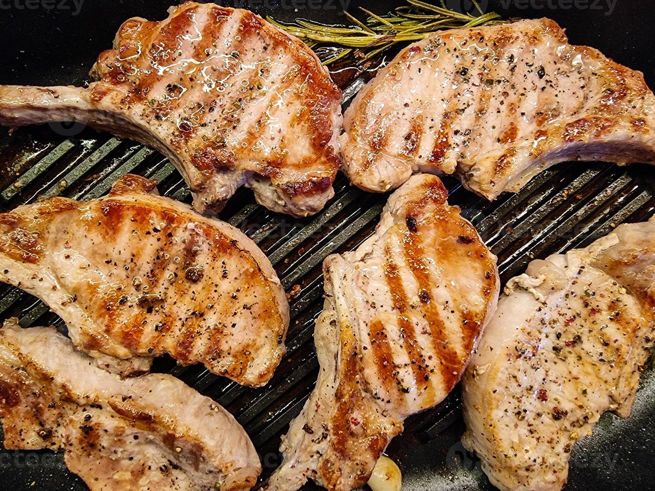 marinerade frech rack iberico carree foto