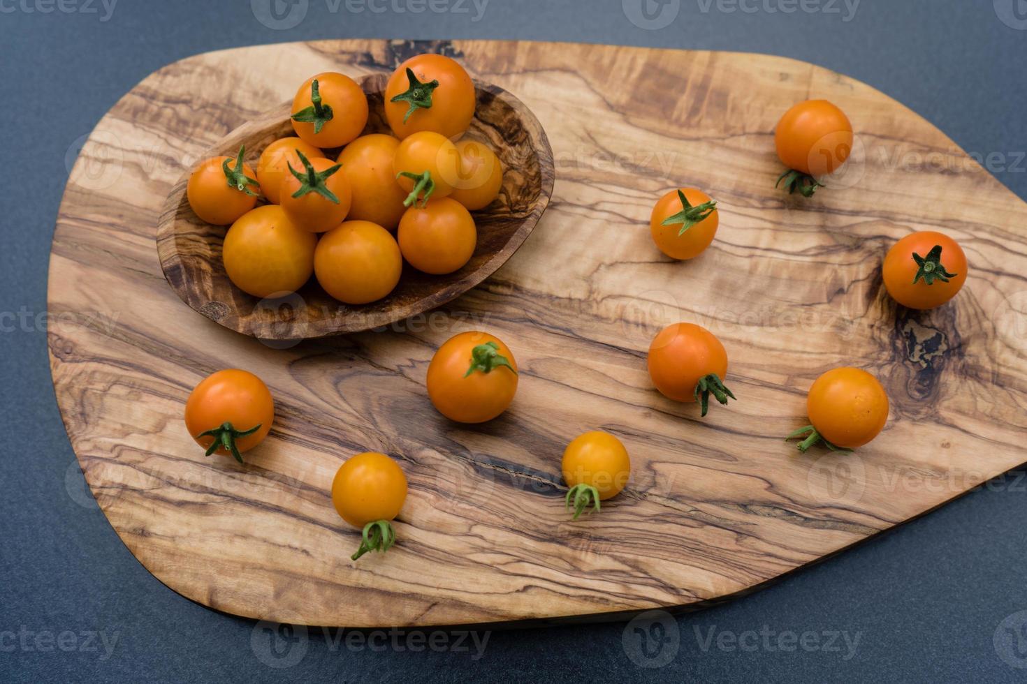 orange cocktail tomater solanum lycopersicum foto