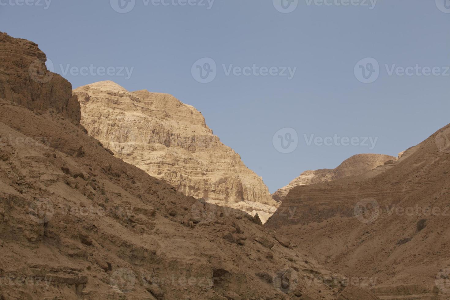 fantastiska landskap av Israel, utsikt över det heliga landet foto