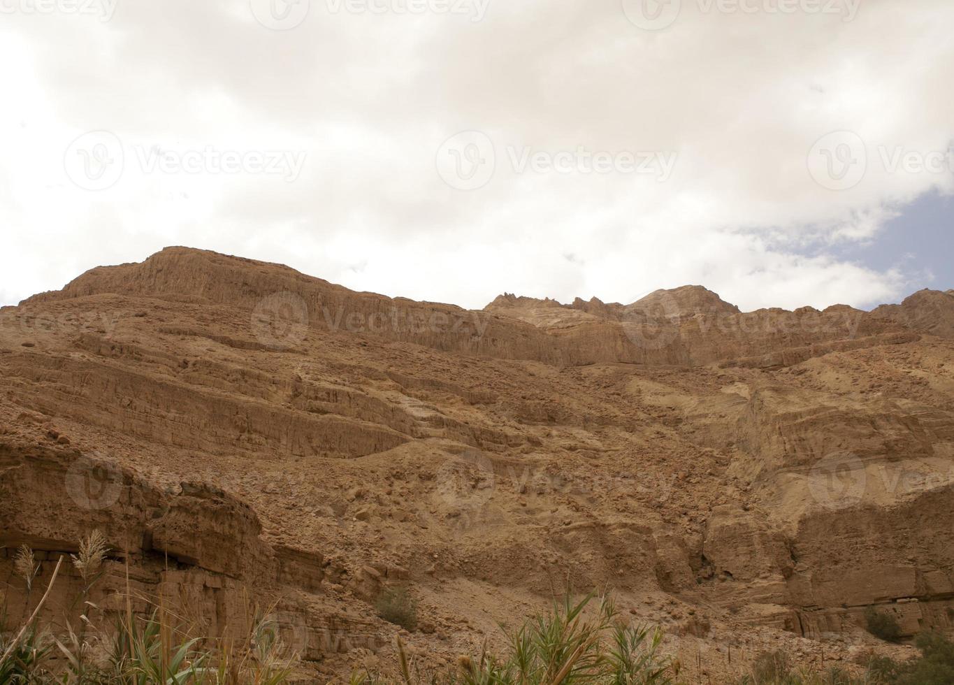 fantastiska landskap av Israel, utsikt över det heliga landet foto