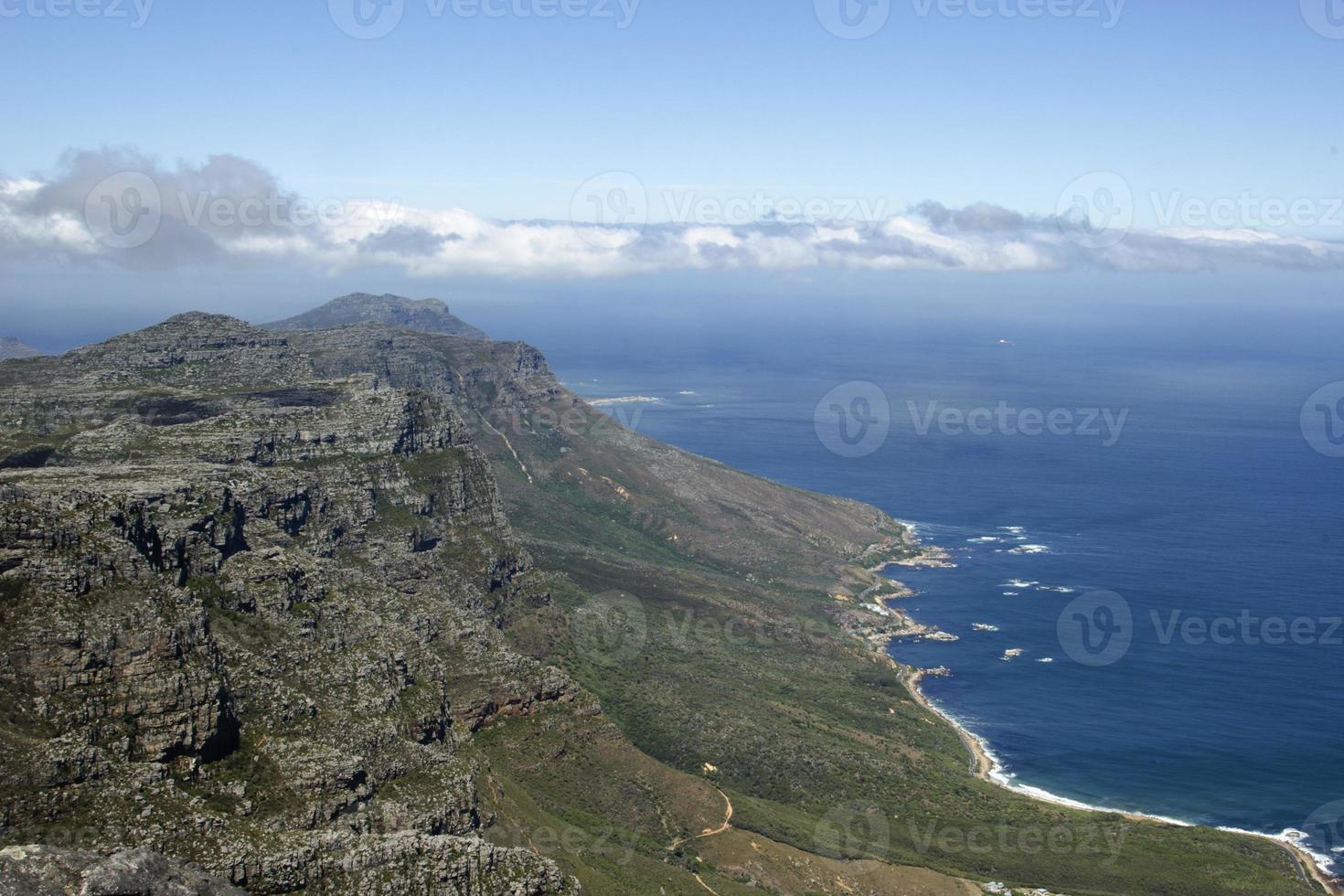 fantastiska landskap i Sydafrika, utsikt över Sydafrika foto