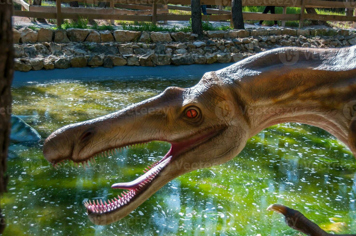 dino park, dinosaurie tema parkera i lourinha, portugal foto